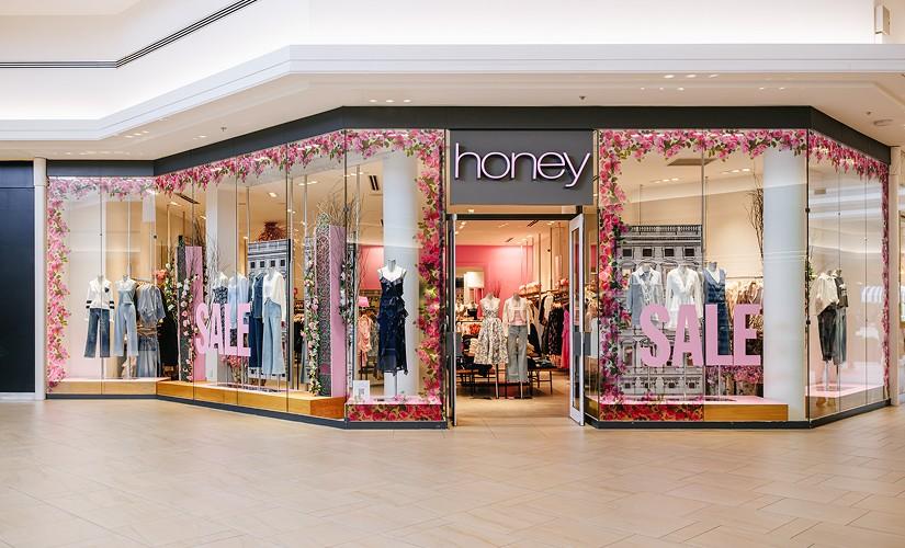 Honey inside Hillcrest Mall