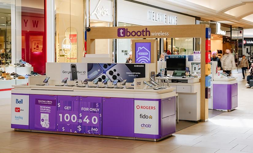 Tbooth wireless inside Hillcrest Mall