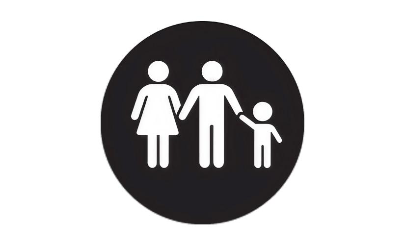 Washroom - Family inside Hillcrest Mall