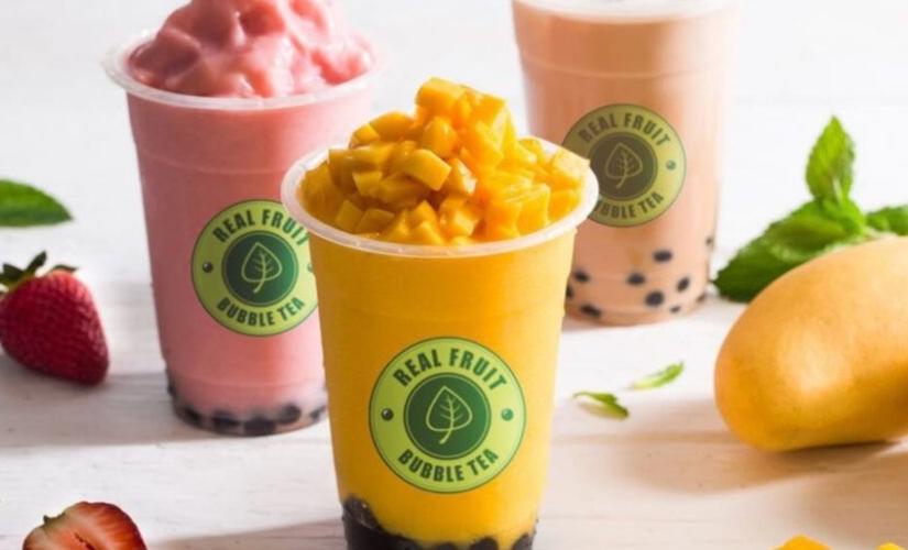 Real Fruit Bubble Tea inside Hillcrest Mall
