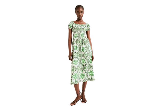 H&M Off-the-shoulder Poplin Dress