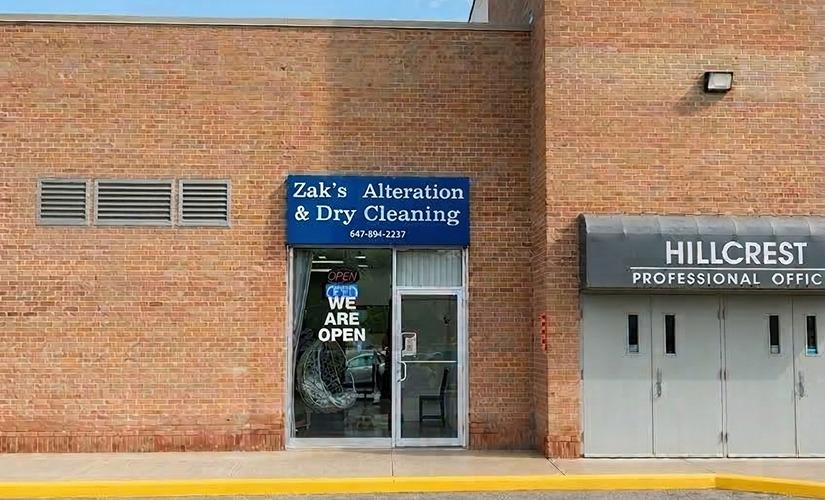 Zak's Alteration inside Hillcrest Mall