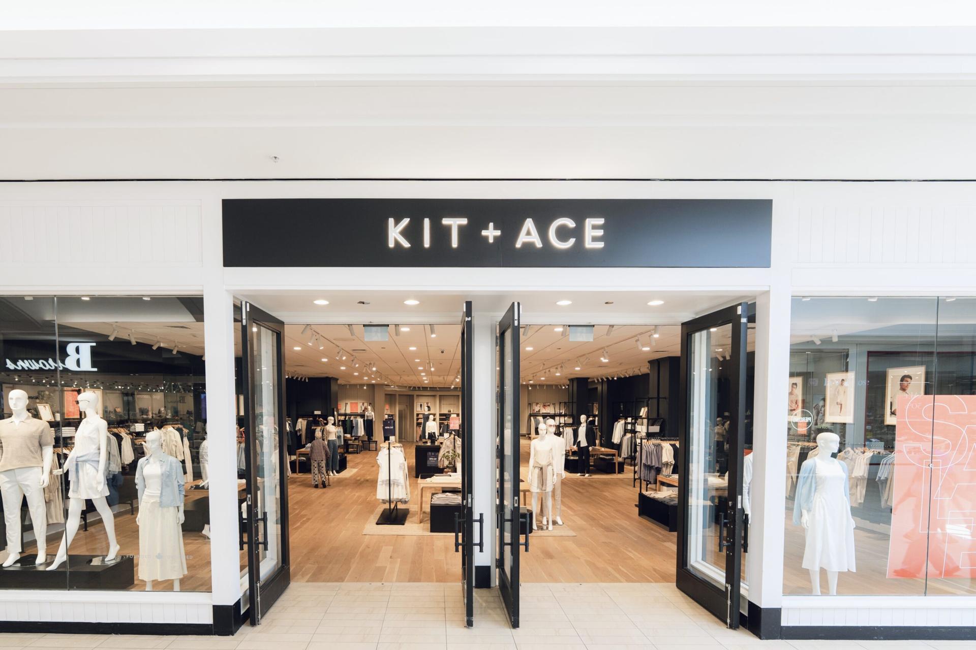 Kit + Ace inside Hillcrest Mall