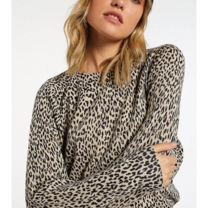 Cheetah printed top