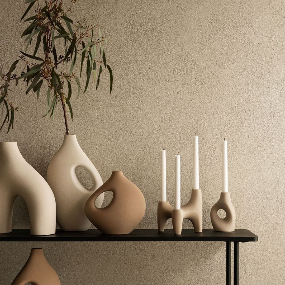 Artistic candle holders from H&M