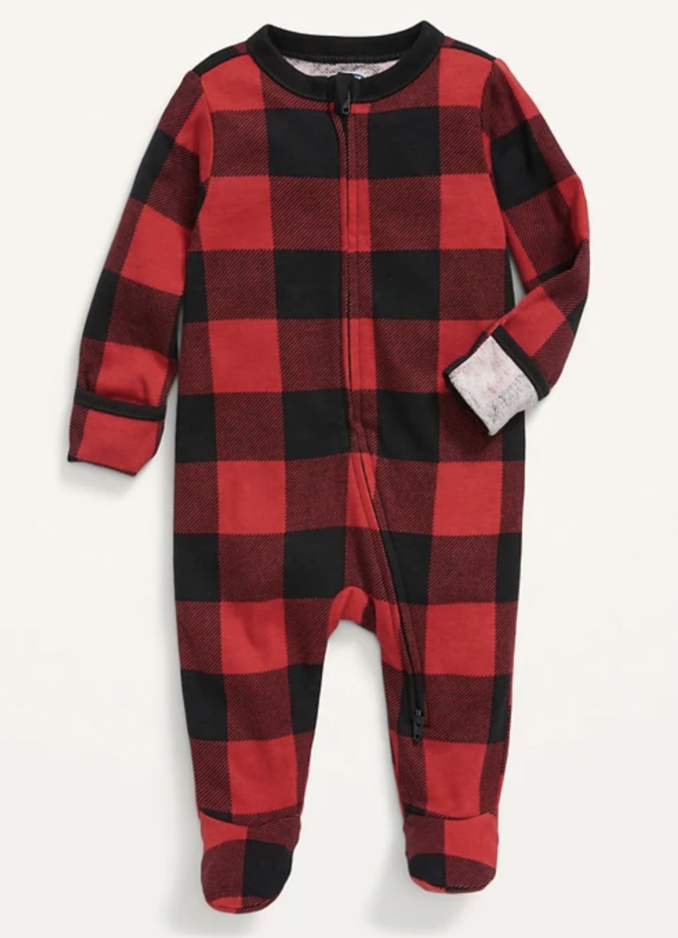 Unisex plaid one-piece baby set from Old Navy