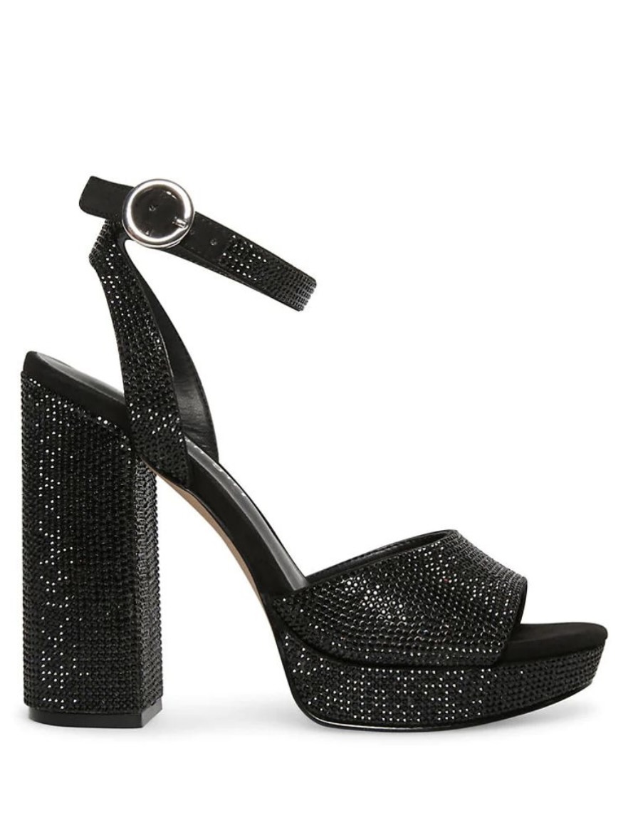 black sparkly heels from Hudson's Bay