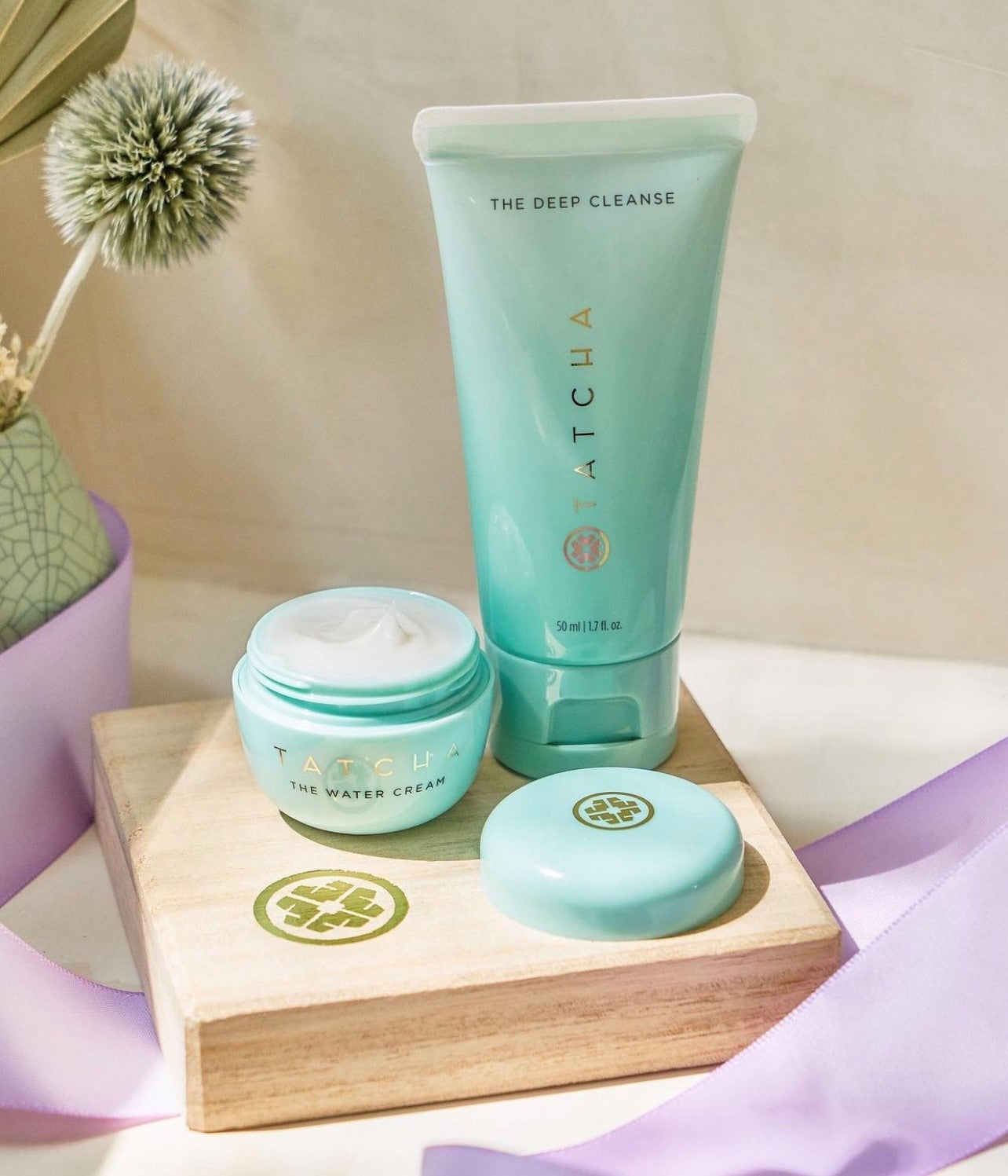 tatcha cream and cleanser available at sephora