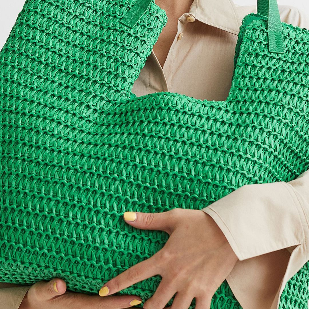 green bag from h&m