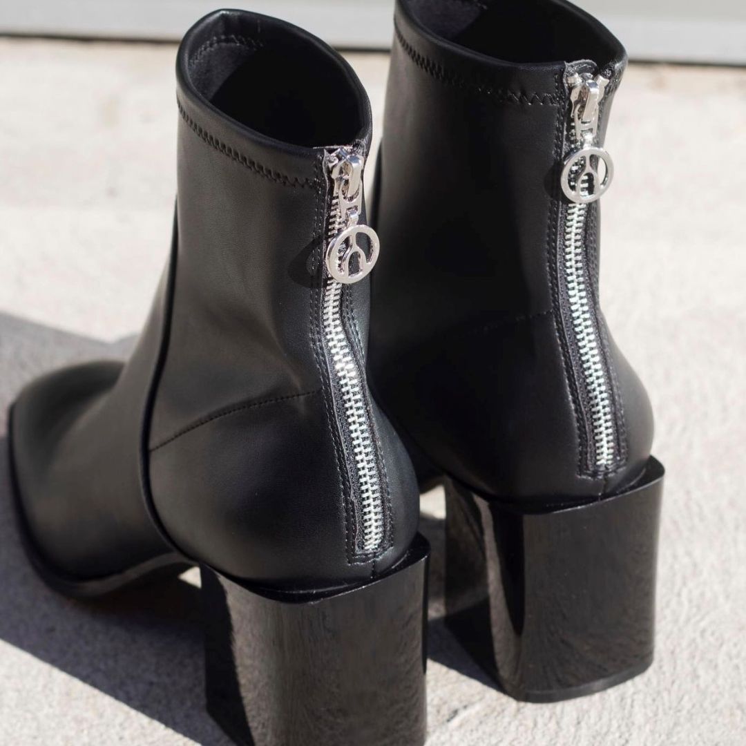 black leather winter ankle boots from browns shoes