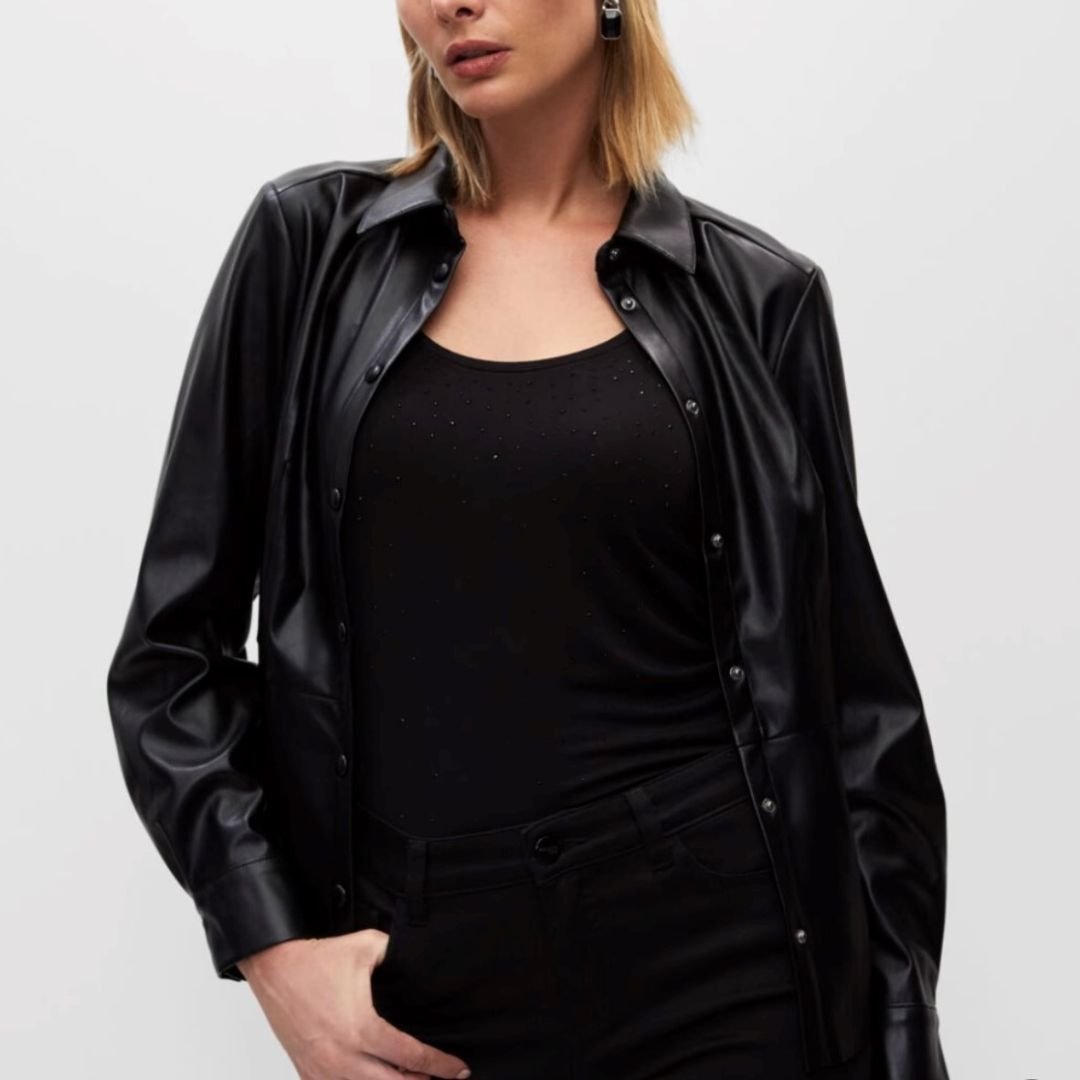 Vegan leather jacket from Melanie Lyne