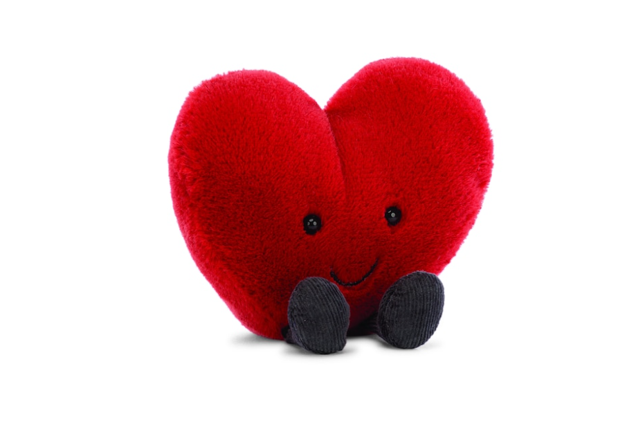 Amusable heart plush from Indigo