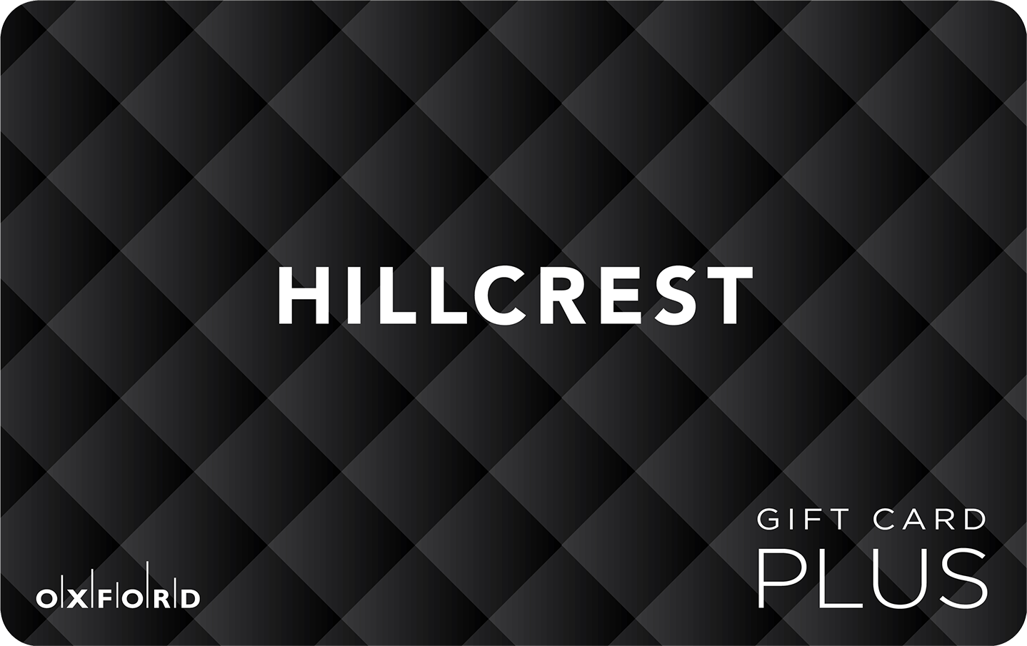 black hillcrest gift card
