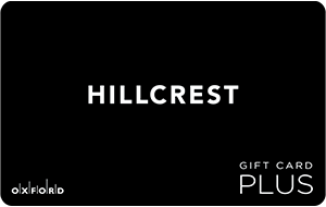 Photo of a Hillcrest gift card