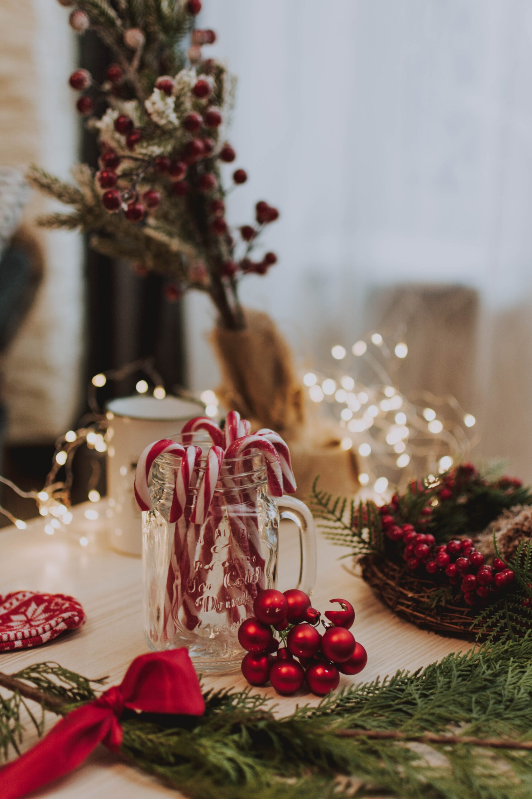 Holiday tablescape