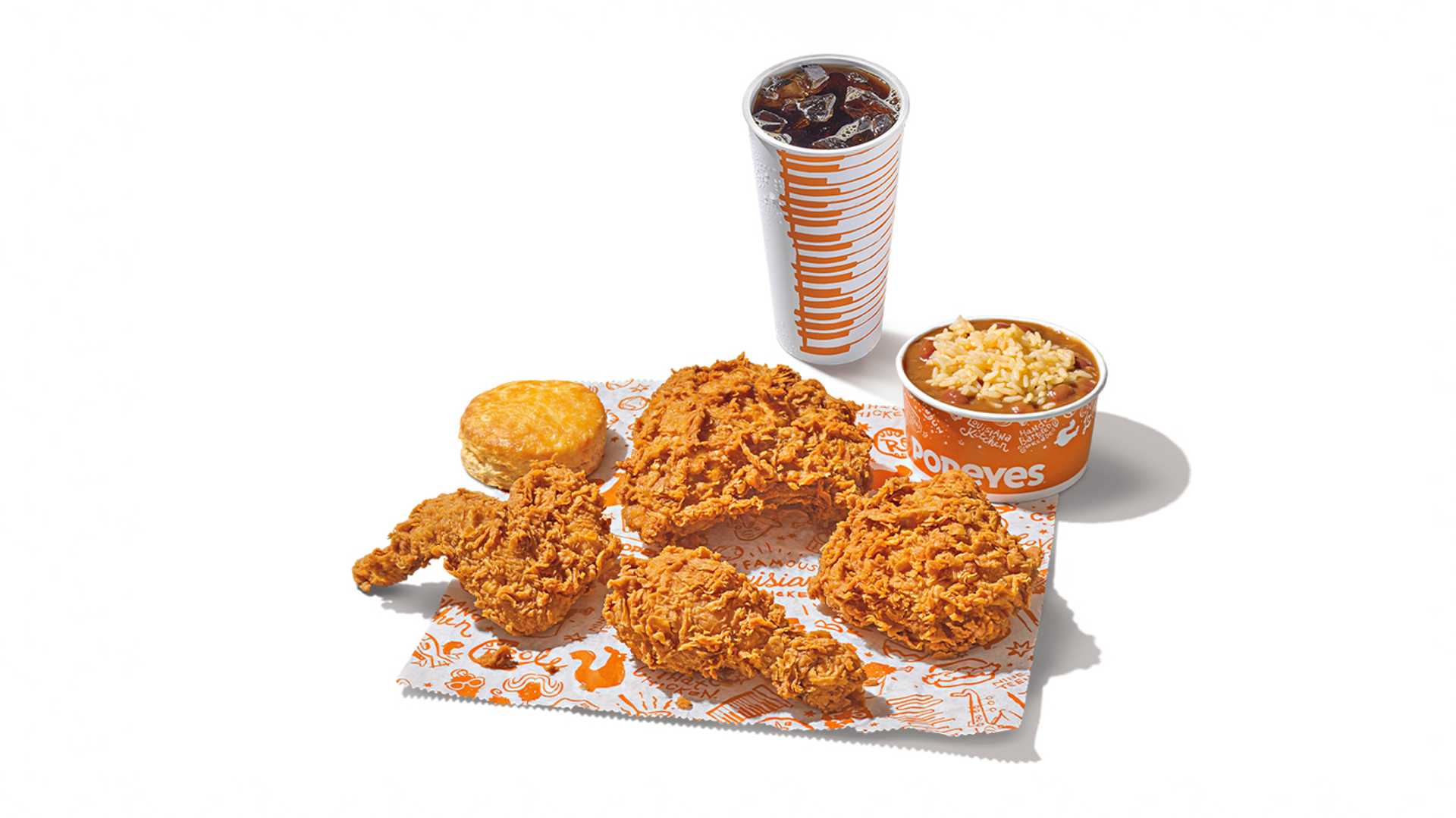Chicken meal from Popeyes Louisiana Kitchen