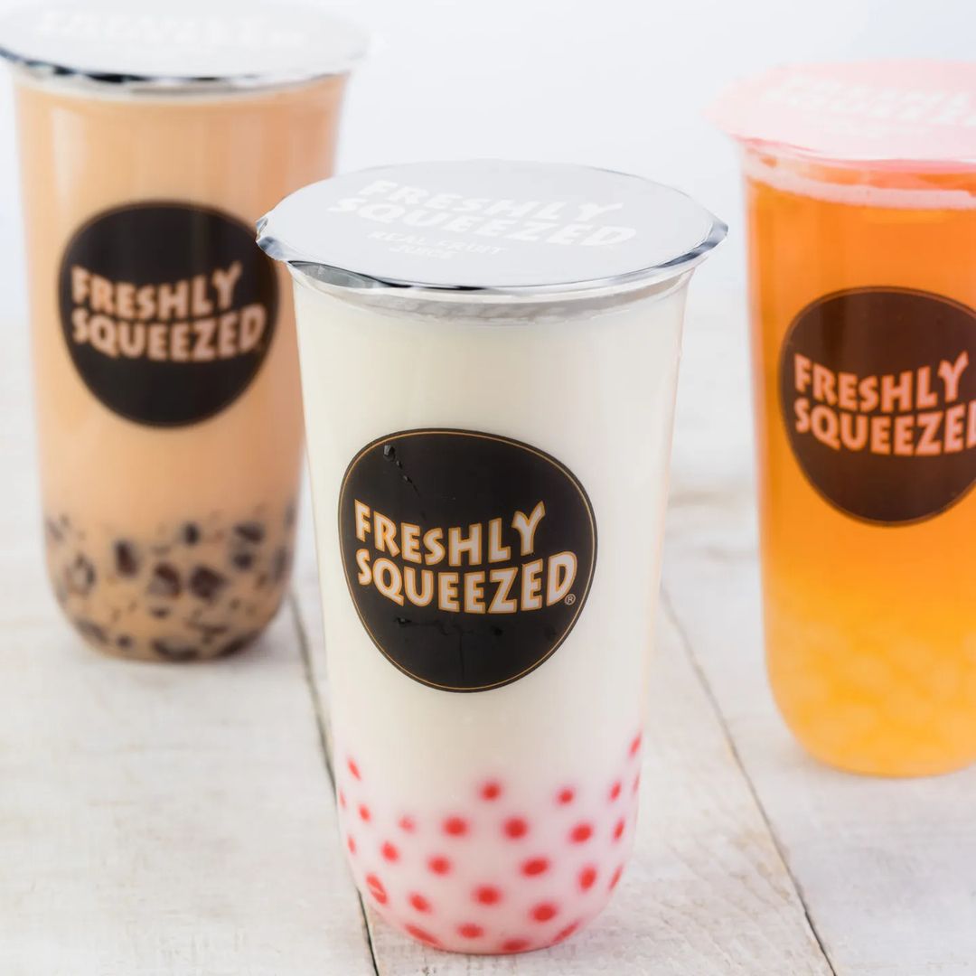 3 bubble teas from Freshly Squeezed