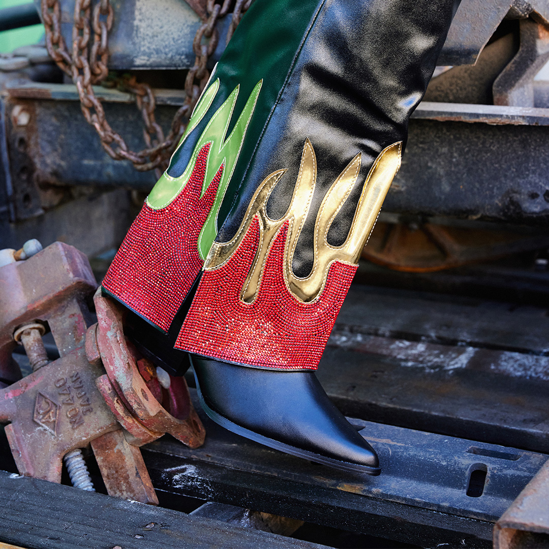 Rhinestone boots from Windsor