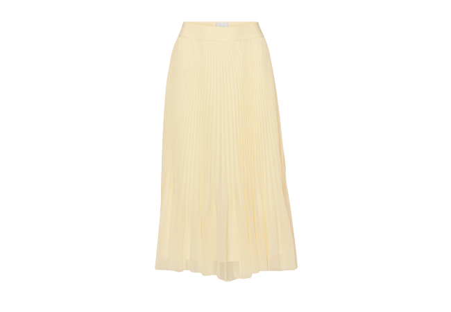 Wilfred Twirl Pleated Skirt yellow