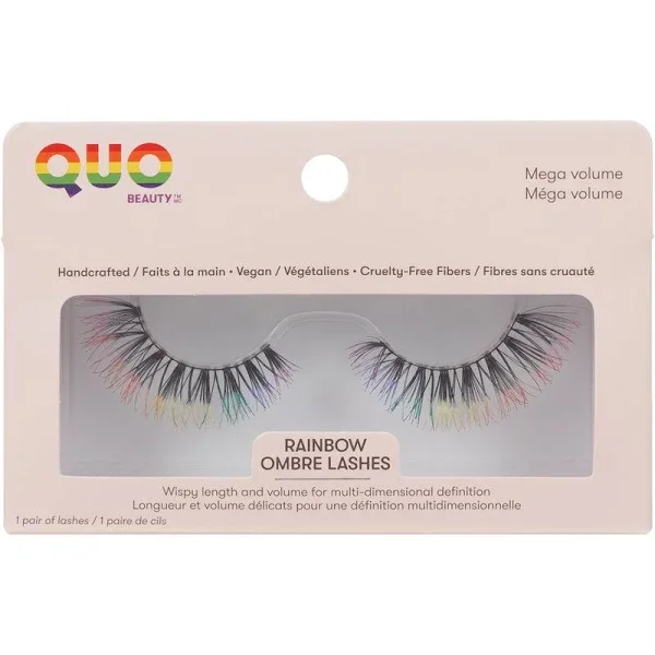 Pride inspired lashes from Quo