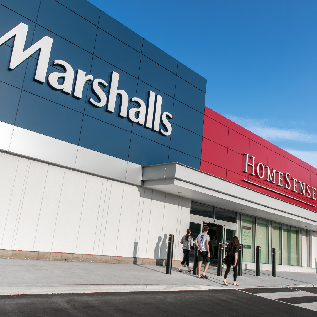 marshalls/homesense exterior at hillcrest mall