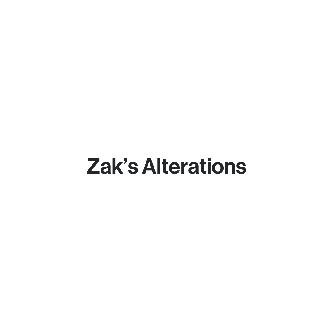 Zak’s Alteration logo